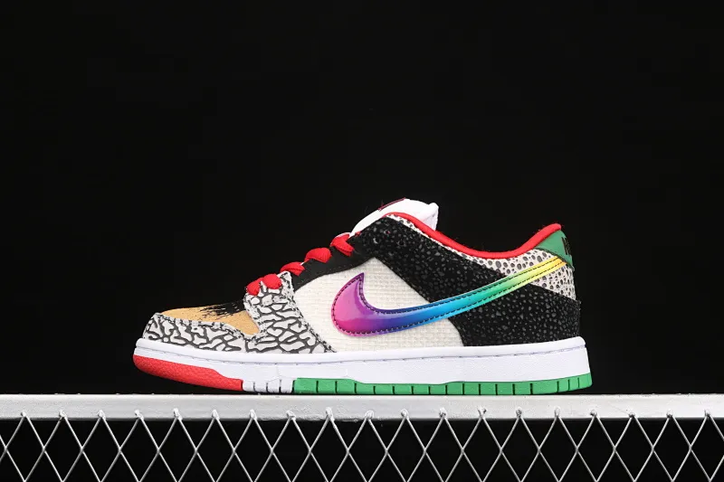 All Categories Nk SB Dunk Series Nk SB Dunk Low Low-top Skateboard Shoes F Version Nk SB Dunk Low What The Color Splicing Asymmetrical Mandarin Duck Low-top Skateboard Shoes CZ2239-600